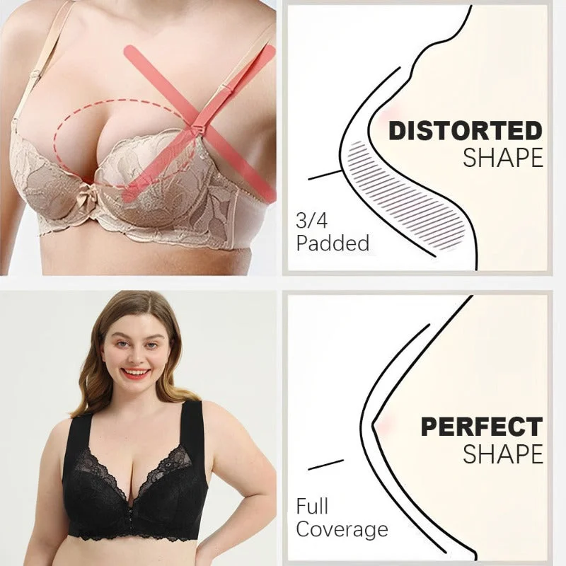 FRONT CLOSURE '5D' SHAPING PUSH UP COMFY Wireless BRAS(BUY 1 GET 2 FREE)