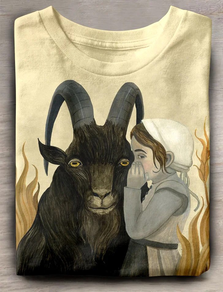 Eagerlys  Black Goat T-shirt Eagerlys