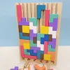 Tetris Educational Toy for Children: 3D Puzzle Building Blocks, Logic Thinking Training, Intelligence Development Toy