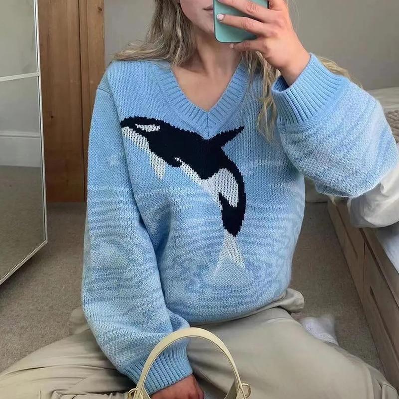 Whale sweater hot sale