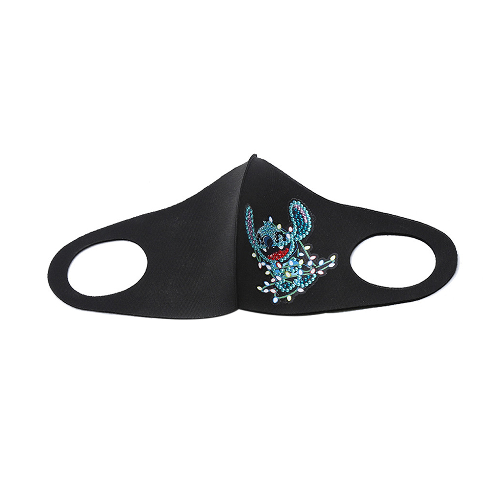 

DIY Designer Diamond Mask Painting Kit Cartoon Rhinestone Face Mask (AA475), 501 Original