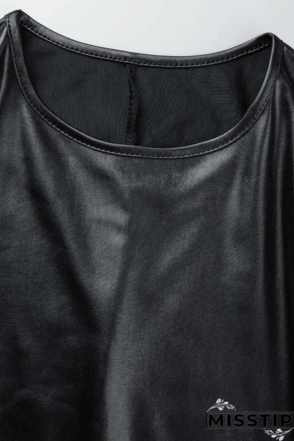 Black Casual Solid Basic O Neck Long Sleeve Dresses