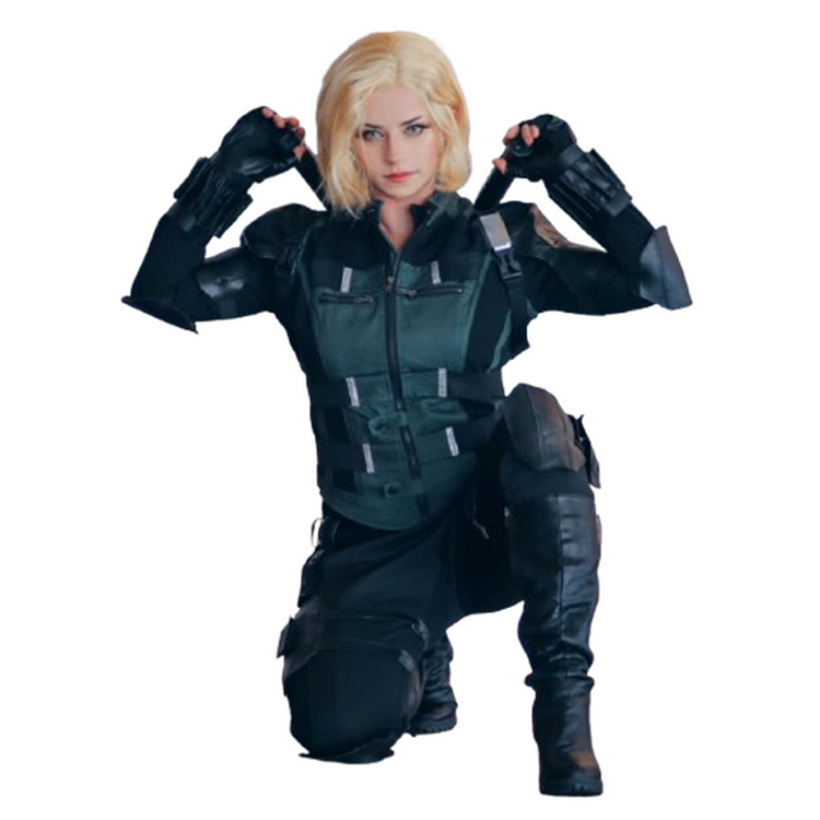 Avengers 3 :Infinity War Black Widow Natasha Romanoff Outfit Cosplay Costume whole set