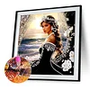 Black Dress Beauty-Special Shaped Diamond Painting