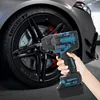 Cordless Impact Wrench Adjustable Torque Electric Impact Gun for Car Truck Mower