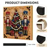 (20x20cm)Nutcrackers DIY Pearl Painting Art With Inner Wooden Framed Kit