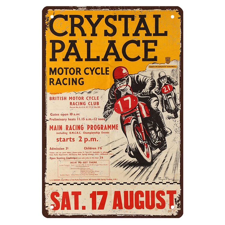 TT Isle Of Man Motorcycle Races - Vintage Tin Signs/Wooden Signs - 20*30cm/30*40cm