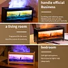 Fireplace Air Humidifier with Remote Control Essential Oil Diffuser (White EU)