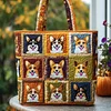 Corgi Charm Quilted Tote Bag GFTOTP11142🔥All items are shipped in a default size of 15x14 inches.