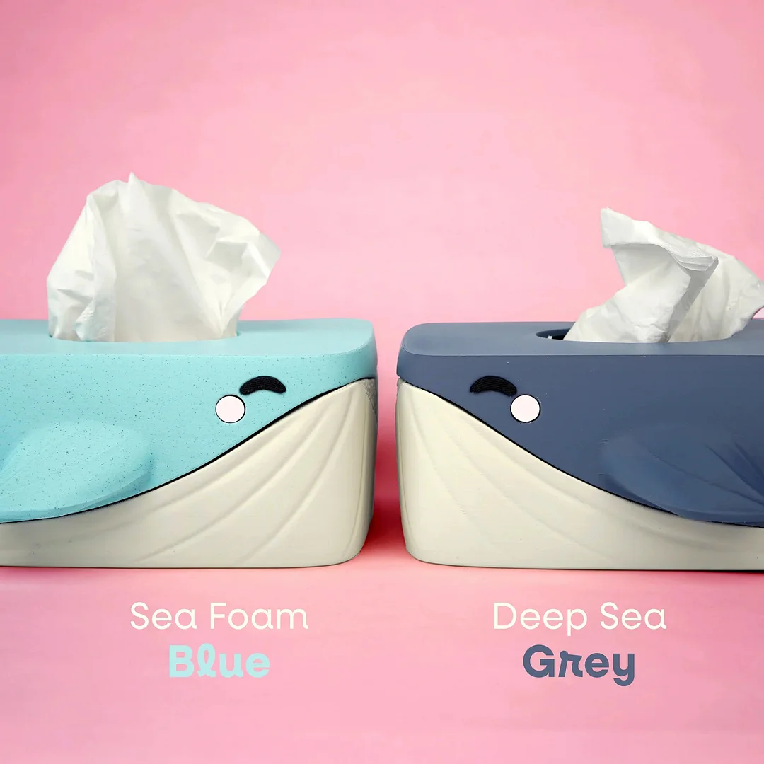 Bubbles the Whale Tissue Box Cover