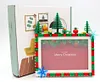 Chirstmas DIY Building Block Photo Frame Kit,Creative Handmade Assembled Photo Frame Handmade Craft Gift Home Tabletop Display Decor