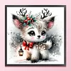 Deer-18CT Stamped Cross Stitch 30*30cm/11.81*11.81in tapestrymarket