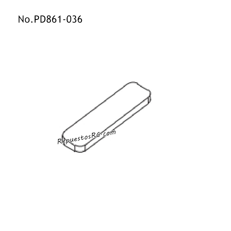 PD RACING TR10 Piezas para Juguetes RC Soporte del Motor PD861-036