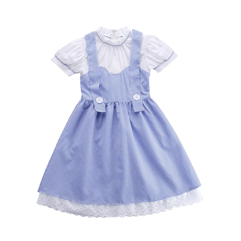 Kids Dorothy Halloween Costume Dorothy Cosplay Dress for Girls