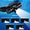 APLOS HP900 Diving Headlamp Rechargeable - 3000 Lumen Super Bright Scuba Dive Flashlight, Swimming Headlight IP68 Waterproof Professional Underwater Headlight 5 Modes for Snorkeling Caving APLOS Dive Light Official
