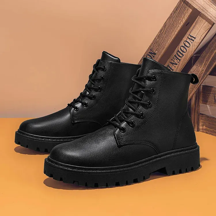 Men&rsquo;s Waterproof Lace-Up High Top Anti Slip Boots