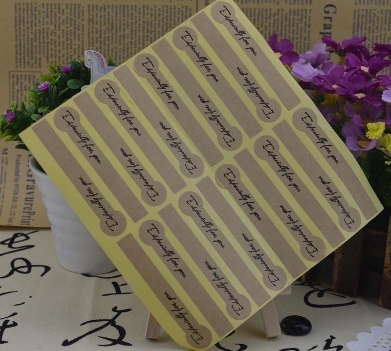 Dried Flower Baking Decoration Retro Handmade Diy Stickers