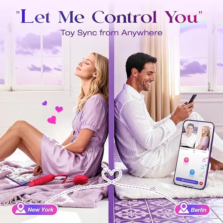 KissRose Smart Duo -  Tongue & Rose Mary Dual Massager