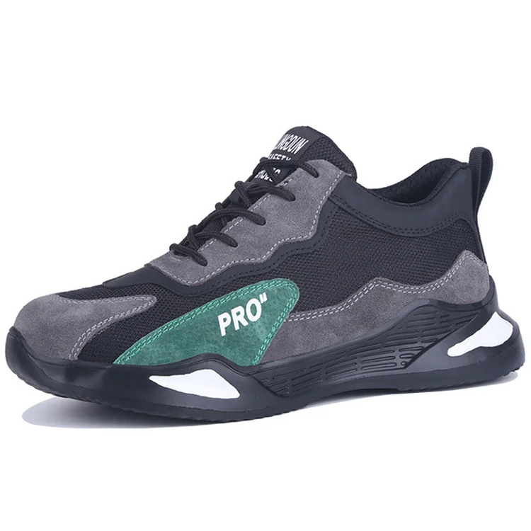 Men's Safety Work Shoes Steel Toe Anti-smash Anti-puncture Wear-resistant Radinnoo.com