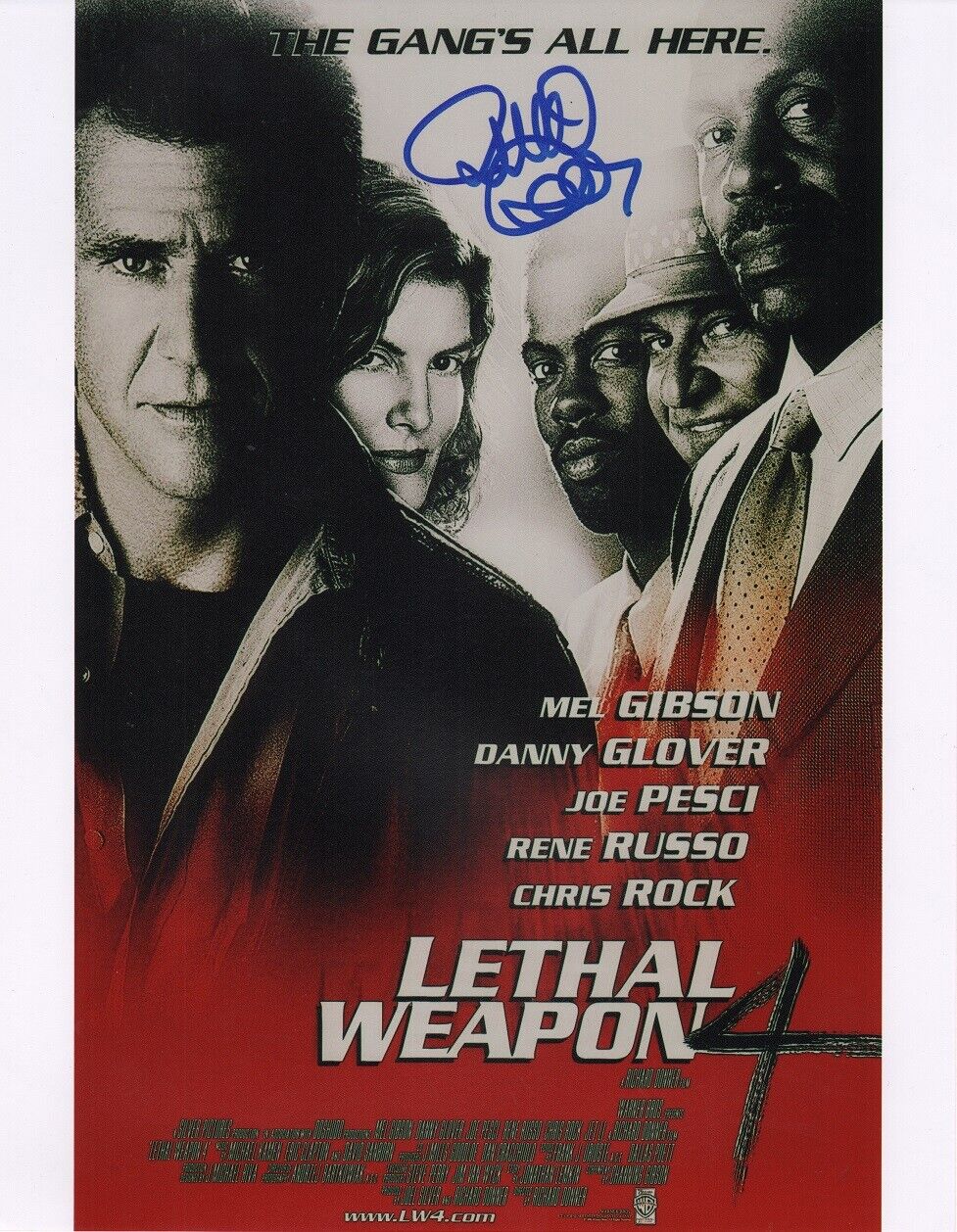 RICHARD DONNER Authentic Hand-Signed LETHAL WEAPON 4