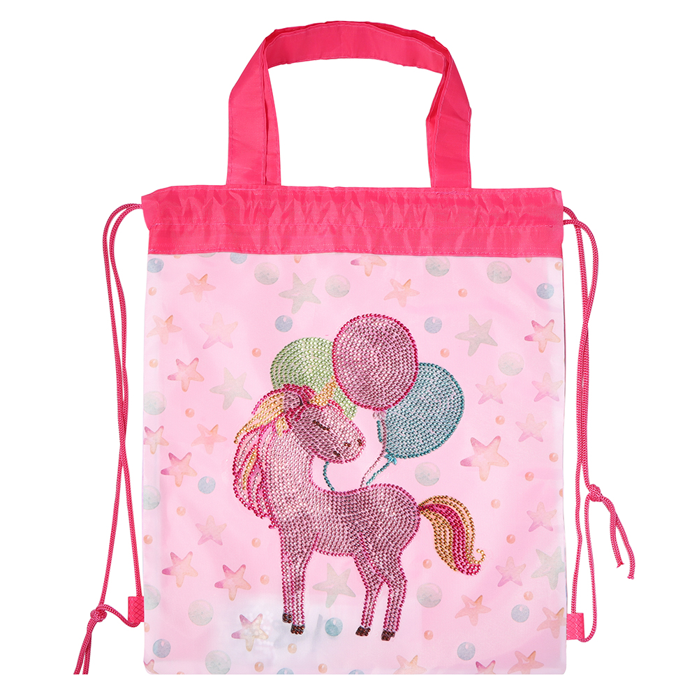 

Horn Horse - 5D DIY Craft Drawstring Backpack Bag, 501 Original