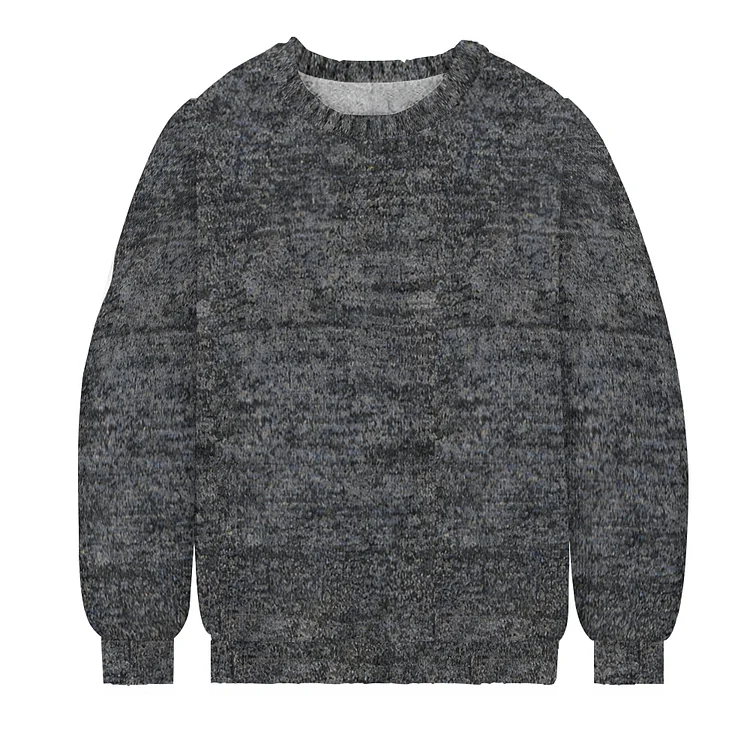 Casual Printed Long Sleeve Sweater