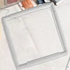 (US Local)Cross Stitch Tool Clip White Square Shape Need Assembled for Sewing (27.9*27.9 cm)