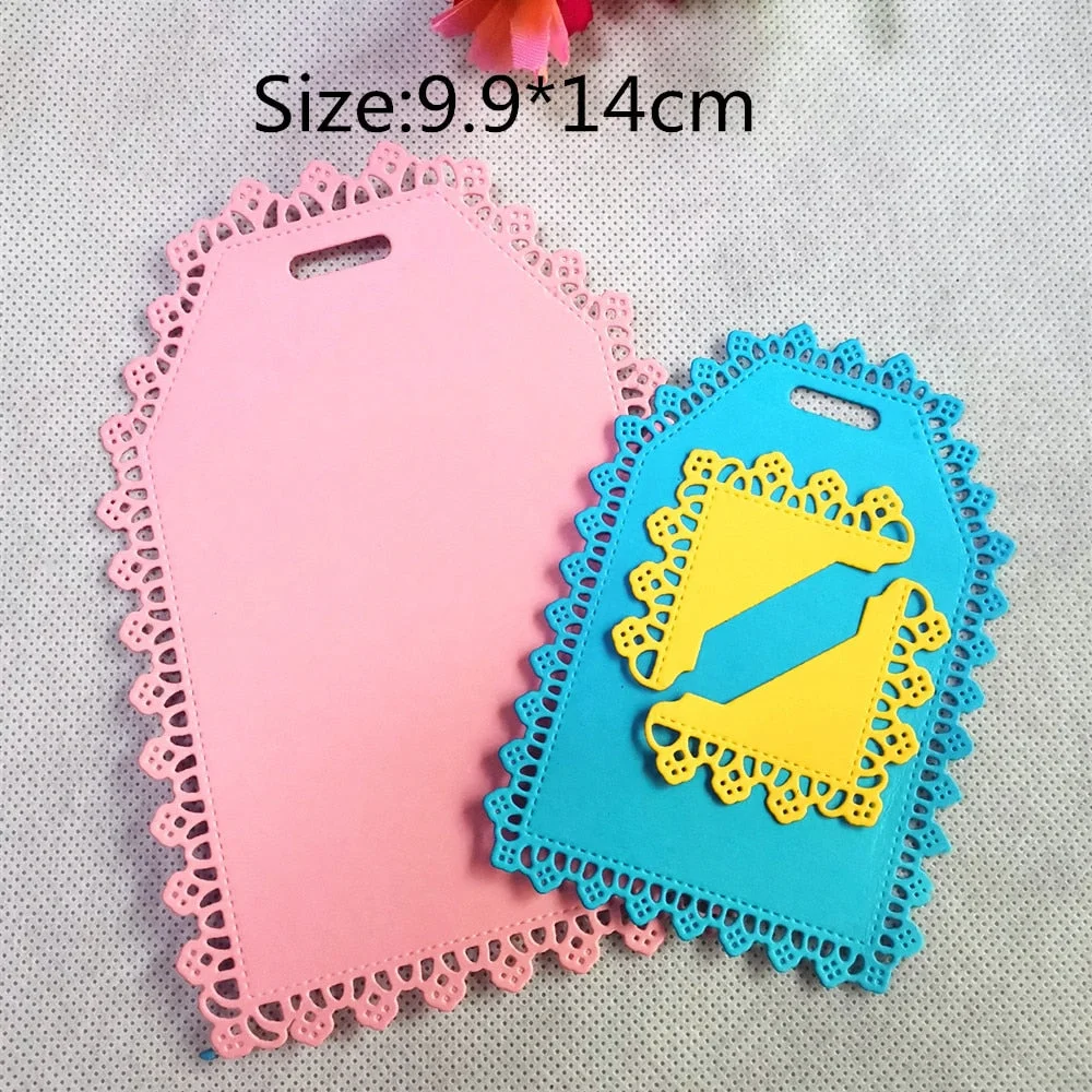 Circles Hearts Rectangle Frame Metal Cutting Dies Stencil Template For DIY Scrapbook Embossing Paper Cards Album Making Dies Cut