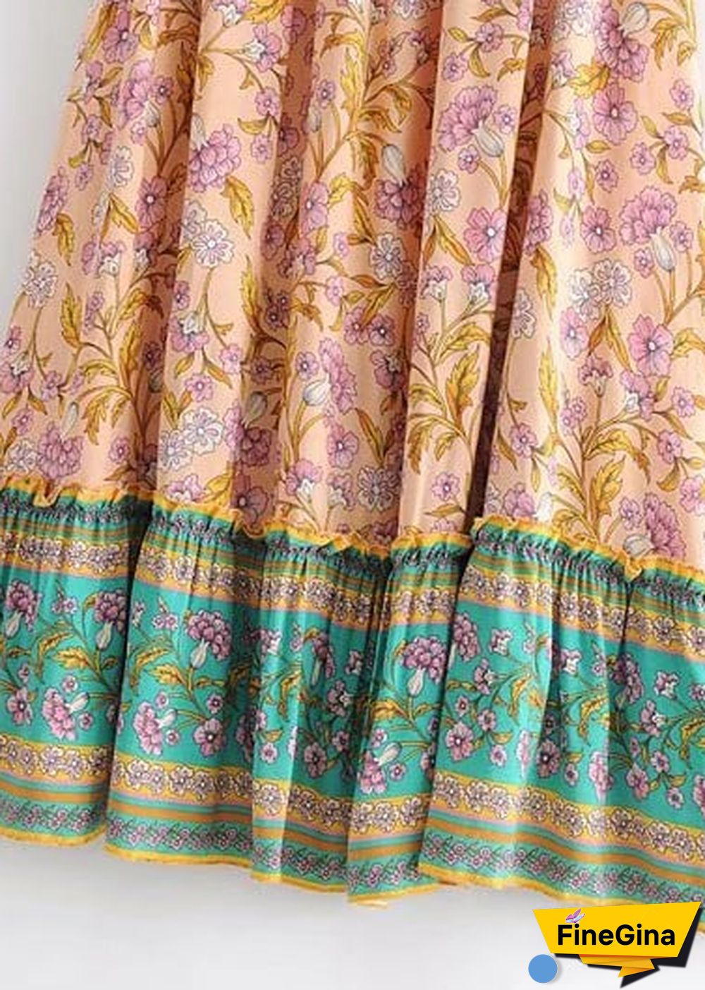 Boho Skirts in Rose Pink Aurelia For Women