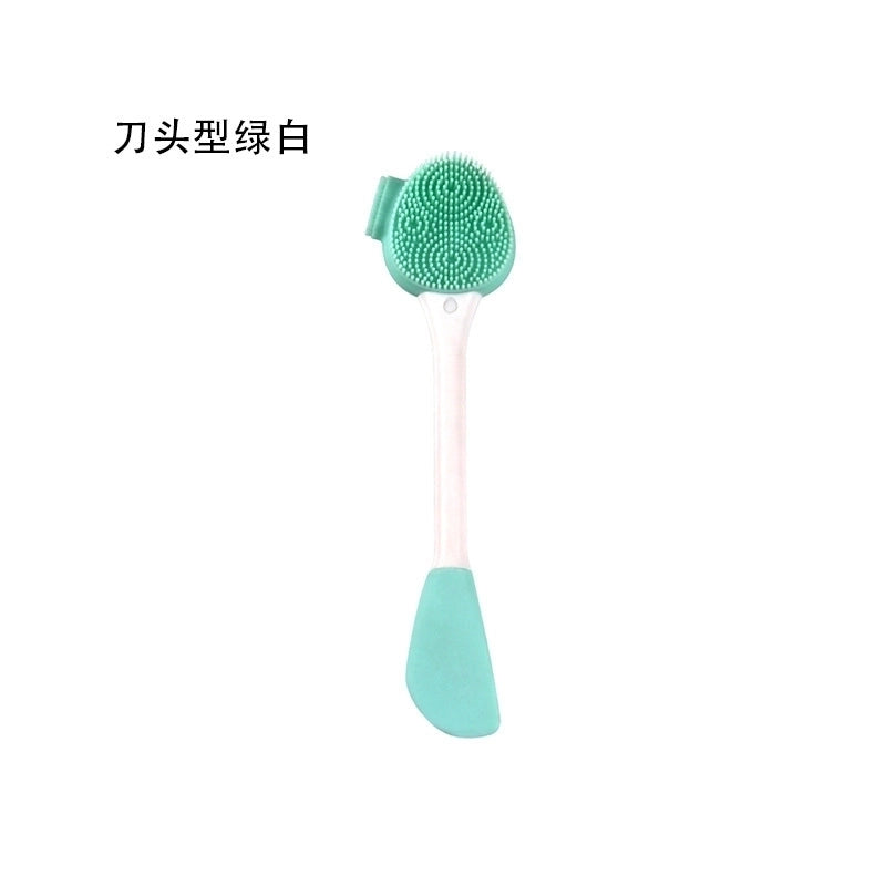 Double-headed Silicone Facial Cleansing Brush Mud Mask Applying Brush