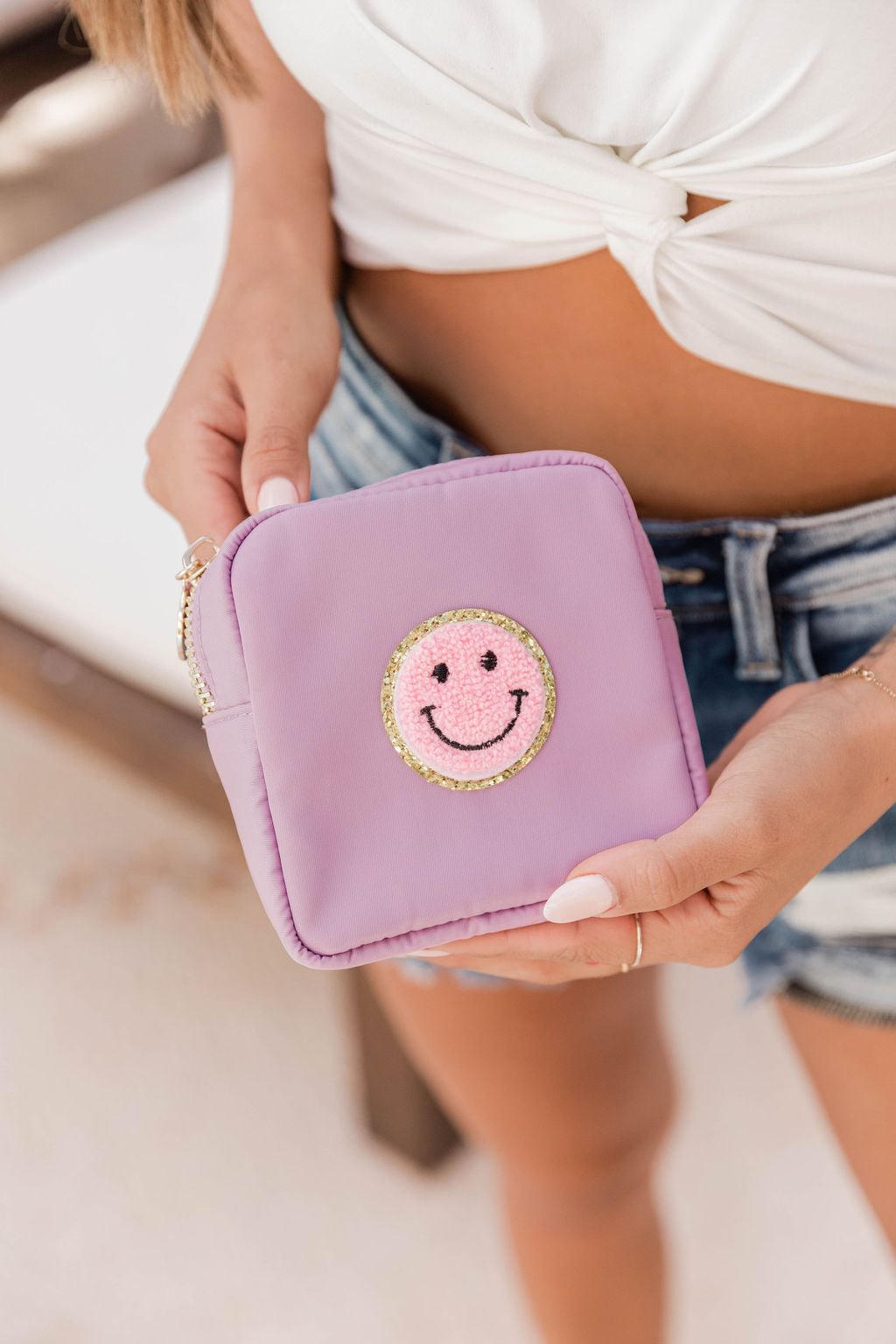 Smiley/Purple Patch Mini Travel Medicine Bag shopify LILYELF