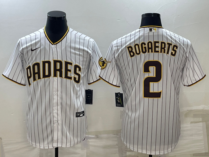 Men's San Diego Padres Xander Bogaerts #2 White Home Replica Player Jersey mysite