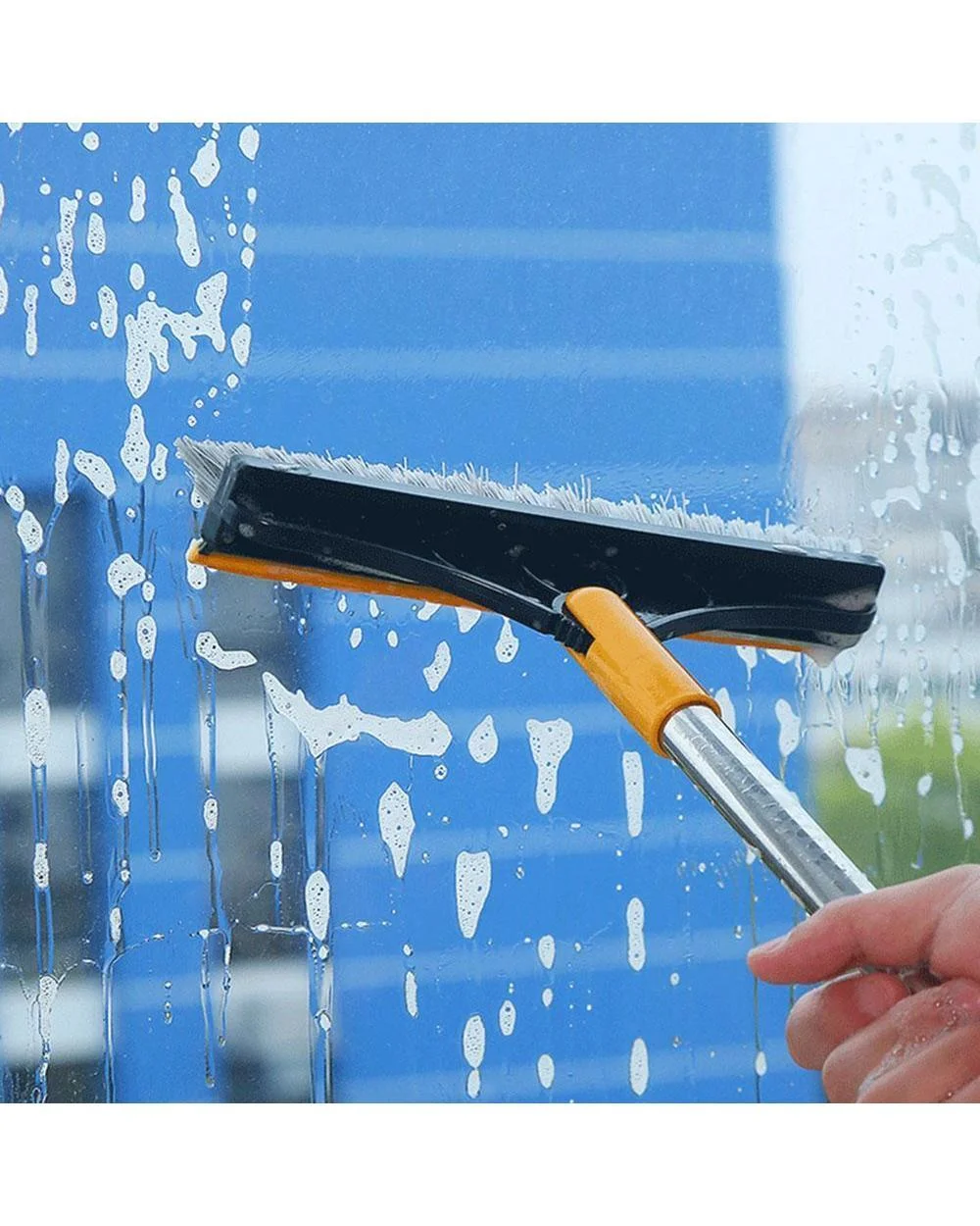 Rotating Bathroom Kitchen Floor Crevice Cleaning Brush