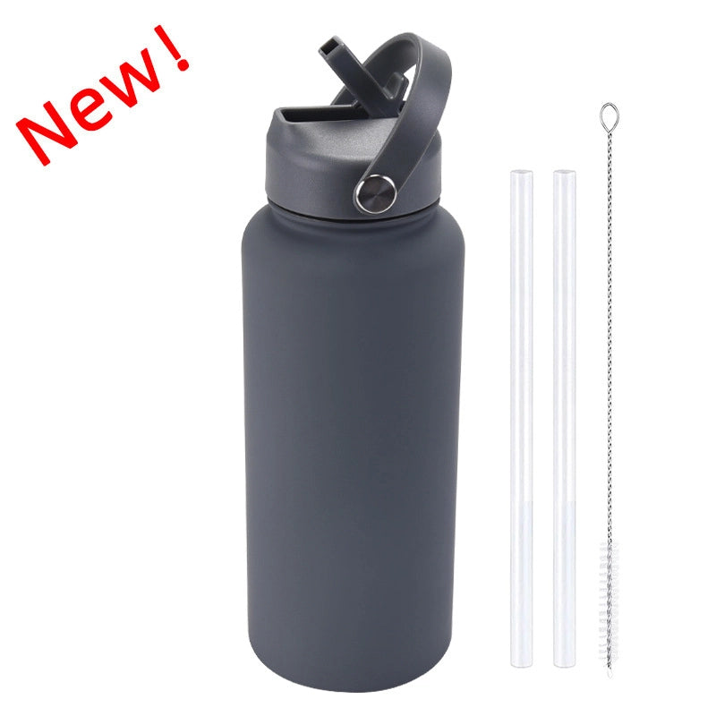 Casual Solid Color Stainless Steel Thermos Cup