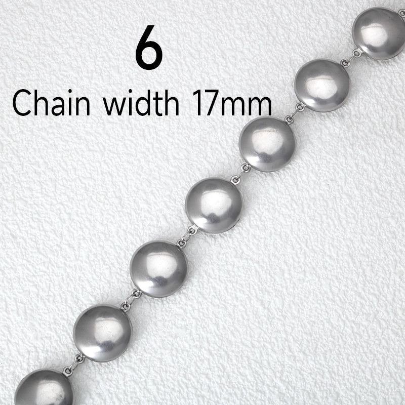 1 Piece Titanium Steel Jewelry Accessories Chain