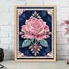 Diamond Painting-DIY Sparkling Special Shaped Pearl Drill Pink Roses(30x40cm)