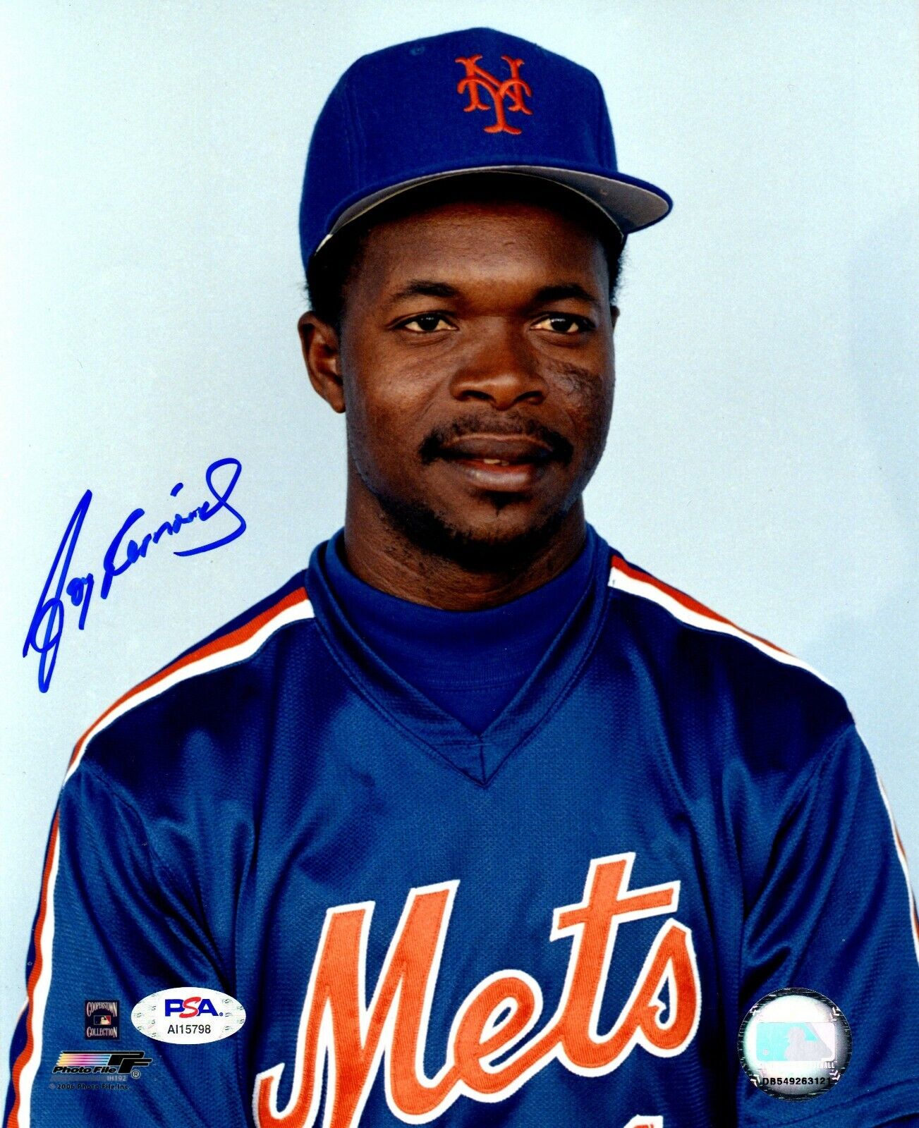 Tony Fernandez autographed signed 8x10 Photo Poster painting MLB New York Mets PSA COA