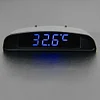 12V Original Car Interior Trim Appearance 3 In 1 Car Clock Theromometer