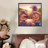 Diamond Painting-DIY Crystal Rhinestone Flower Bike