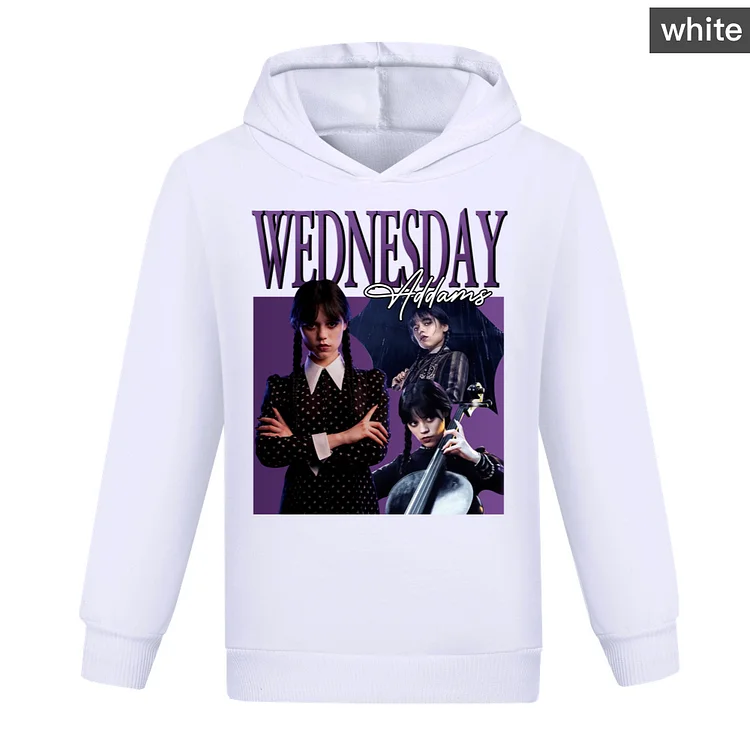 Wednesday Addams Hoodie for Kids-Mayoulove