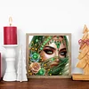Elegant Beauty-Partial Special Shaped Diamond Painting 30*30CM
