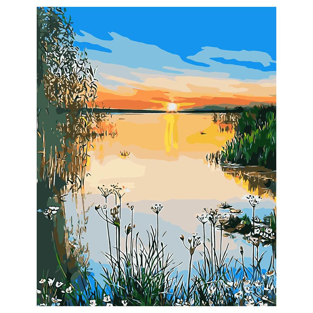 

40*50CM Paint By Numbers-Lake, 501 Original