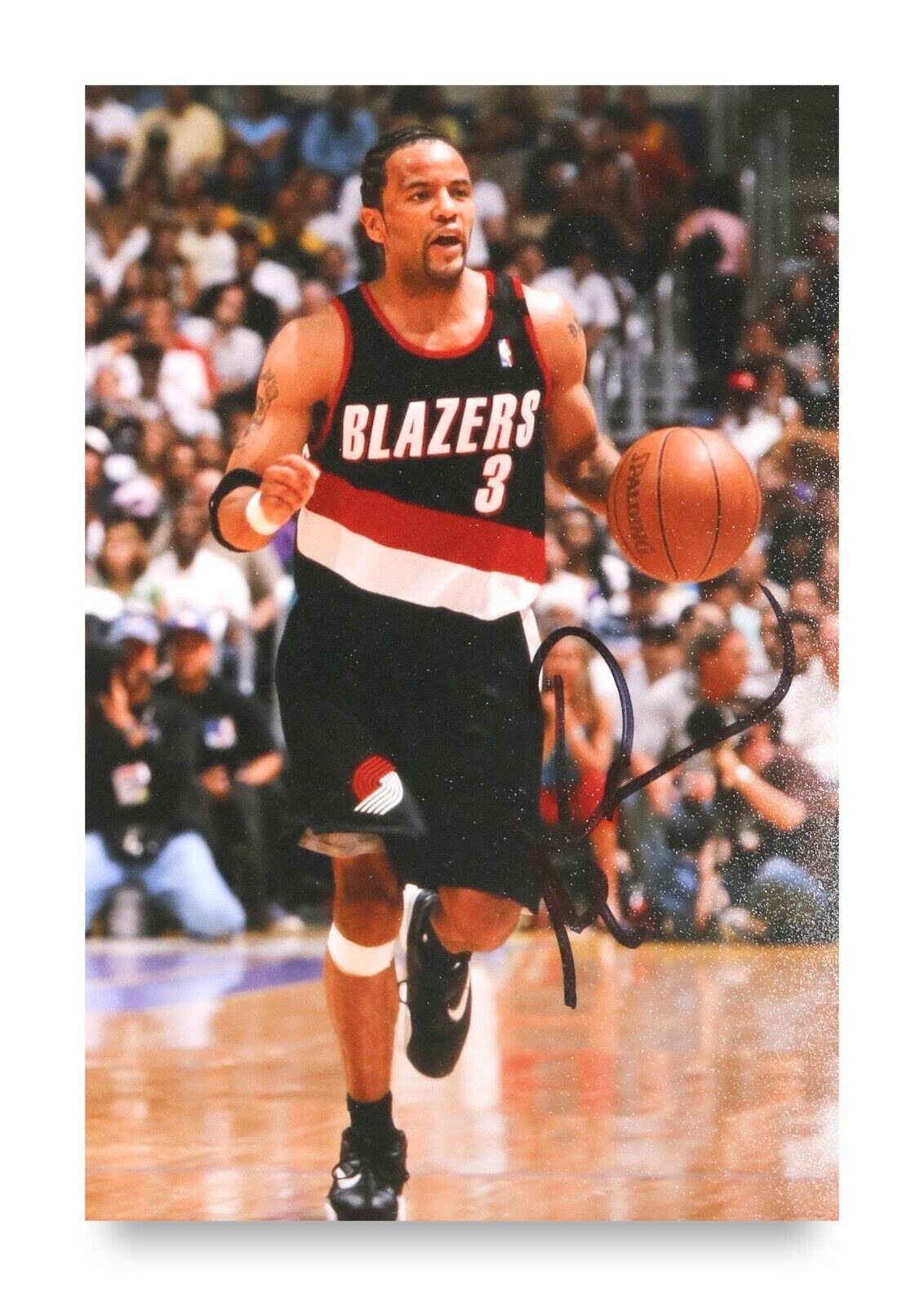 Damon Stoudamire Signed 6x4 Photo Poster painting Portland Trail Blazers NBA Autograph + COA