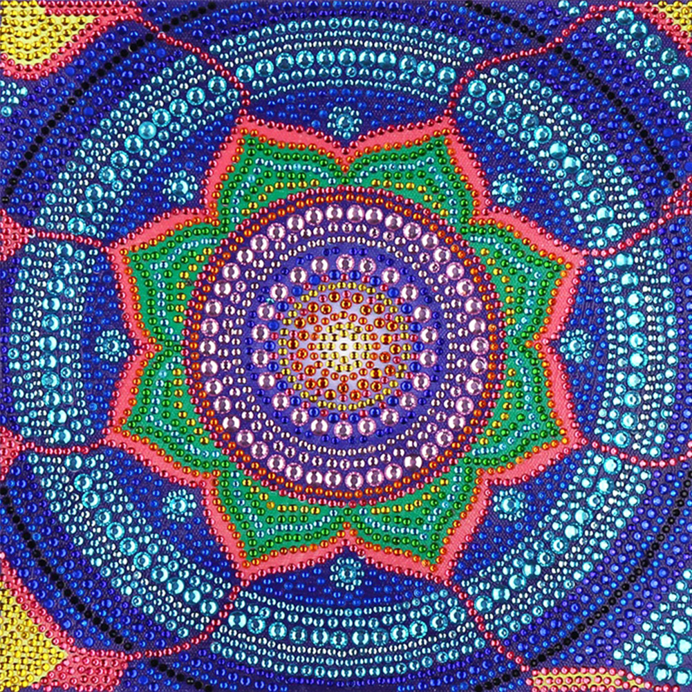 

30*30CM Special Shaped Diamond Painting-Datura Flower, 501 Original
