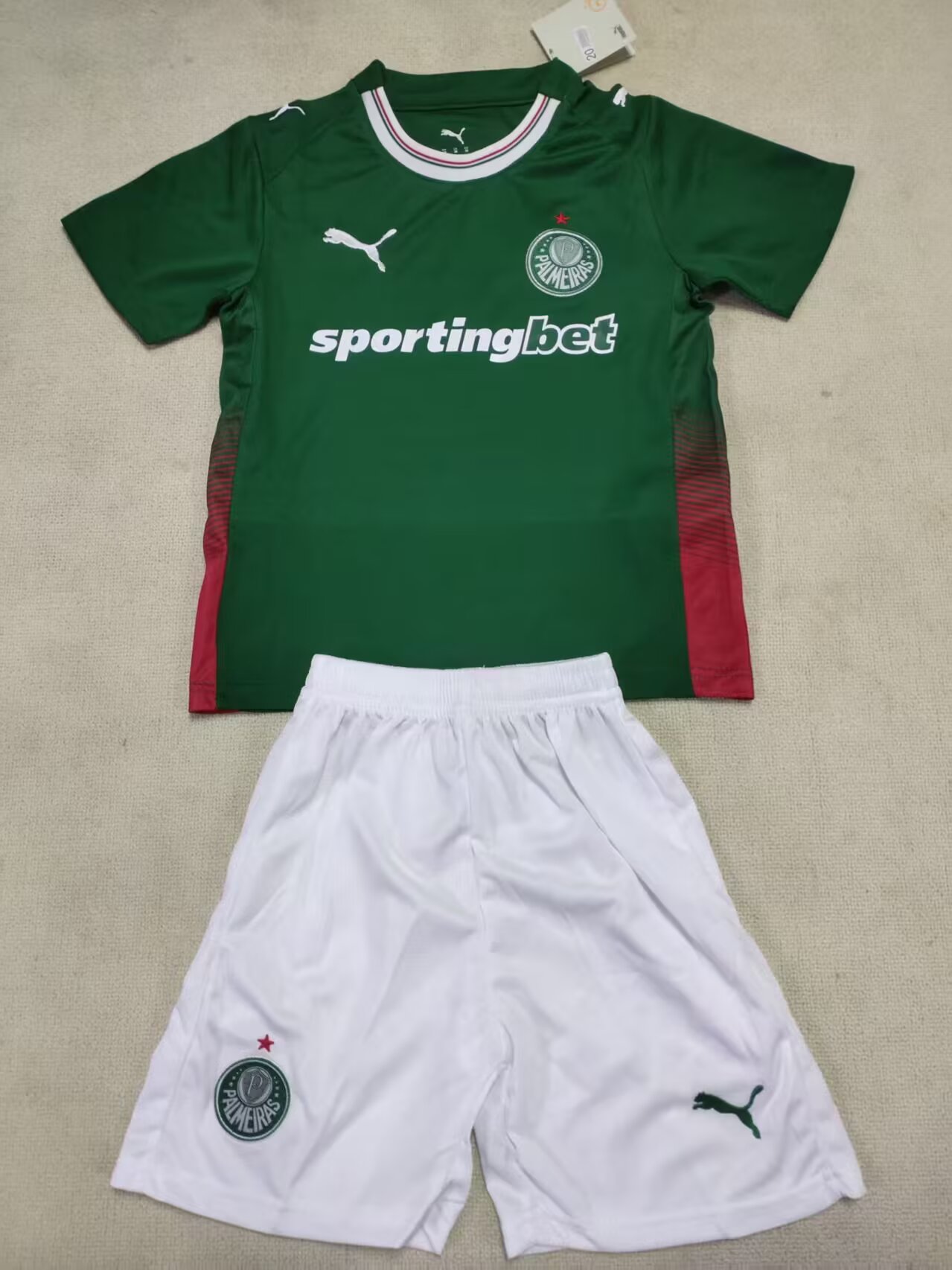 2026/2027 Kids Size Palmeiras Home Soccer Jersey 1:1 Thai Quality