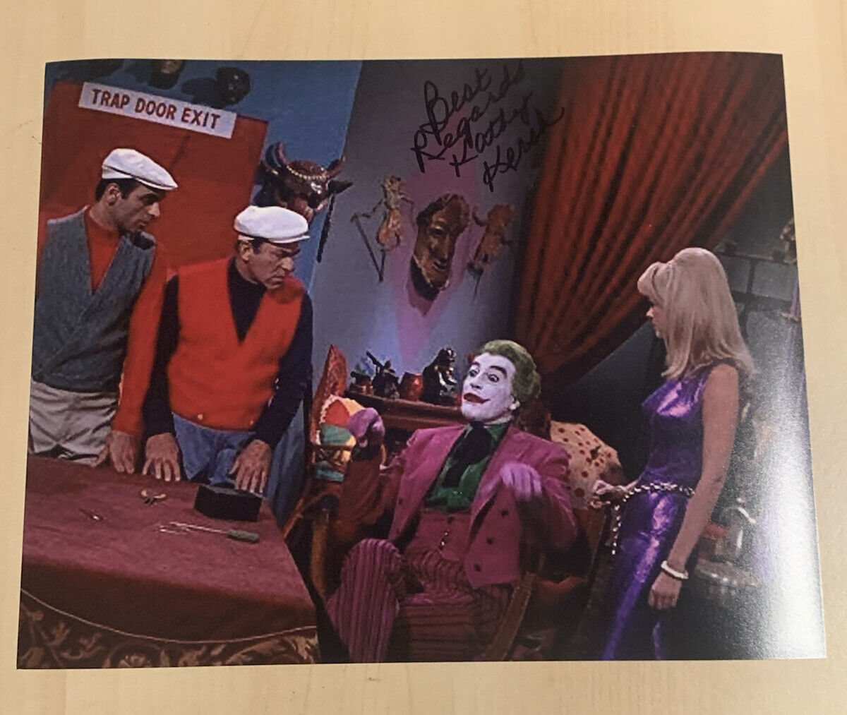 KATHY KERSH HAND SIGNED 8x10 Photo Poster painting BATMAN ACTRESS AUTOGRAPHED RARE AUTHENTIC COA