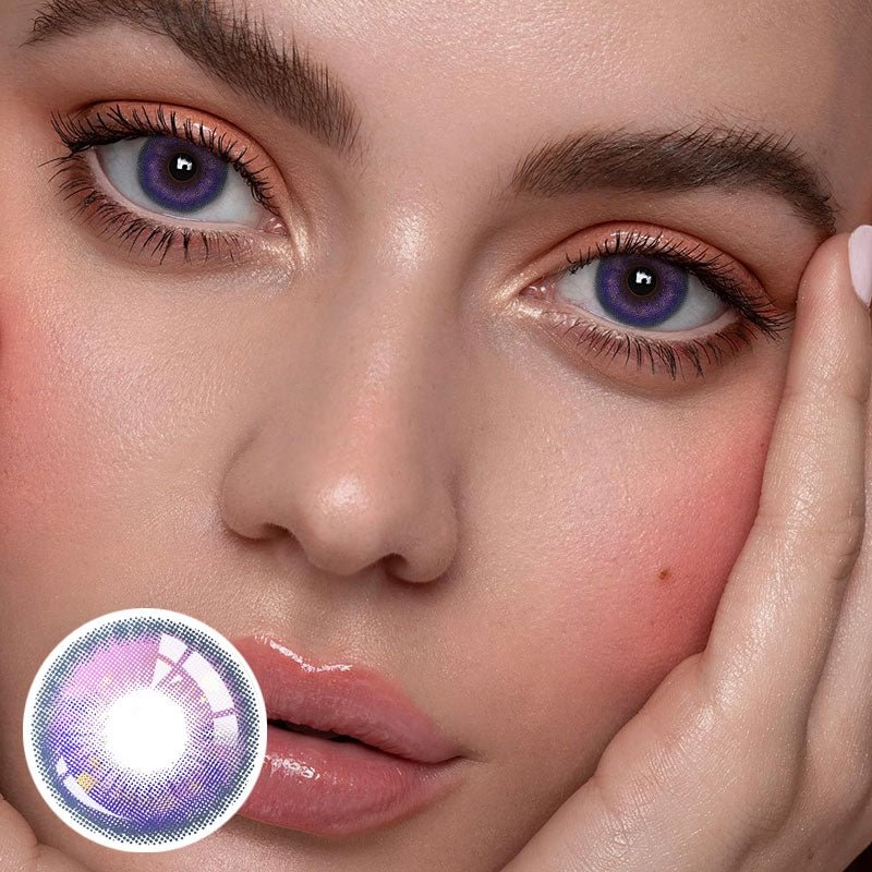 Cardcaptor Purple Colored Contact Lenses Yearly
