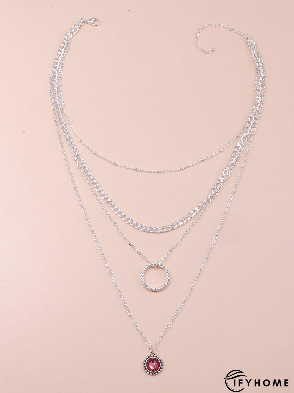 Boho Small Gem Chain Layer Necklace Resort Beach Jewelry | IFYHOME