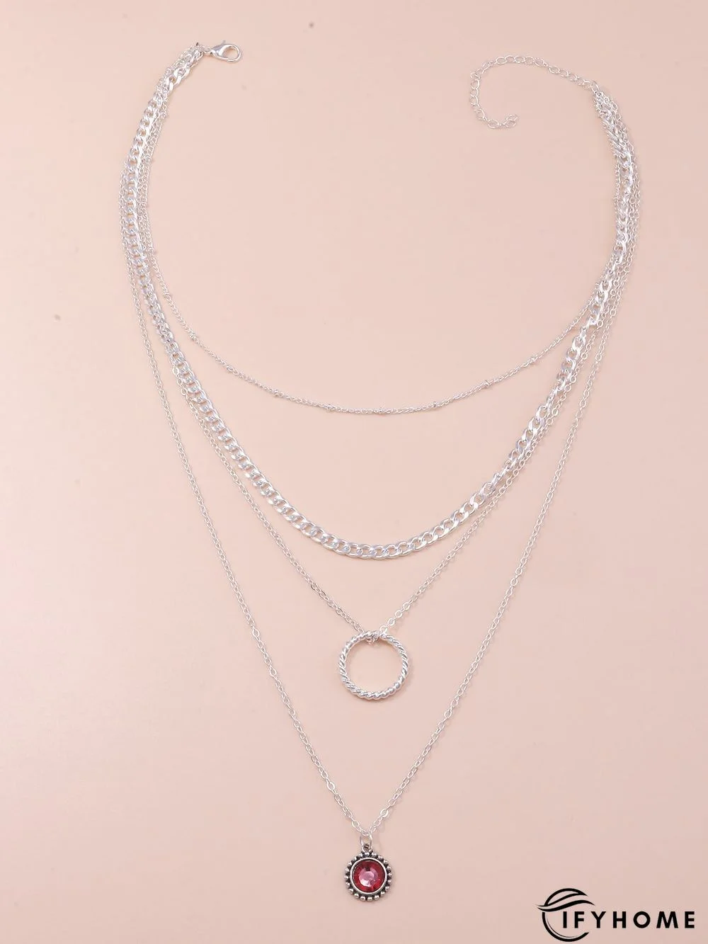 Boho Small Gem Chain Layer Necklace Resort Beach Jewelry | IFYHOME