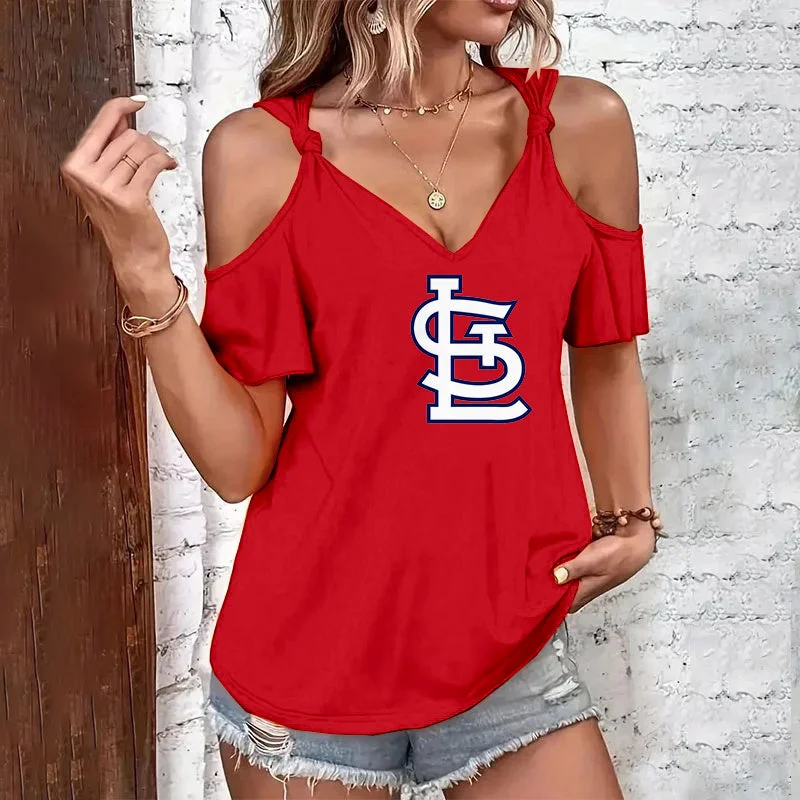Casual V Neck Short Sleeve T-shirt
